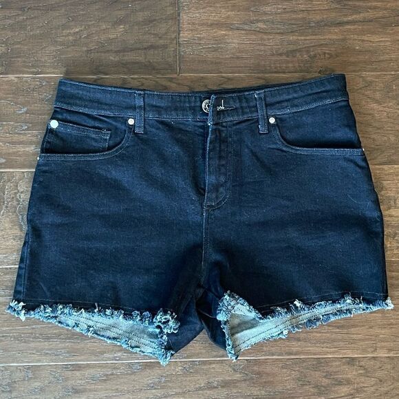 Armani Exchange Mid Rise Shorts Dark Wash size 28 New - Picture 1 of 10